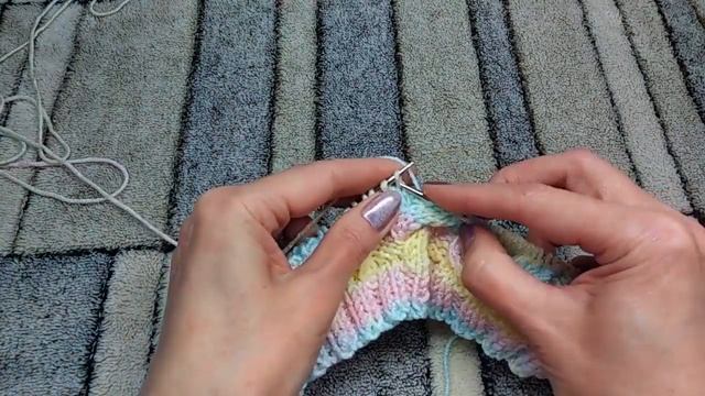 Чехол на подушку спицами ирландским узором. МК.