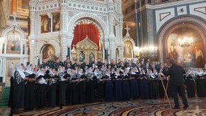 «Очисти мя Спасе» муз.Павла Чеснокова. Исп. Преображенский и Камерный хора Храма Христа Спасителя