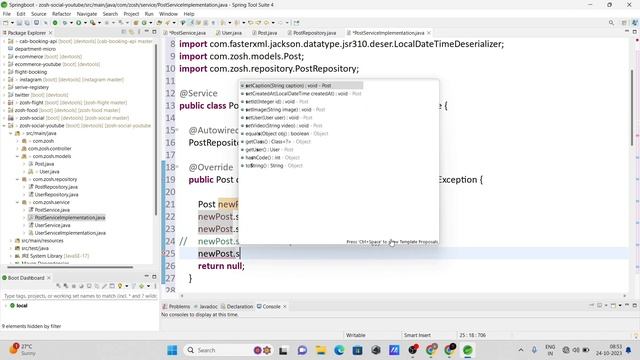 The Ultimate Full Stack Web development Course | Post Service and Relation Mappings