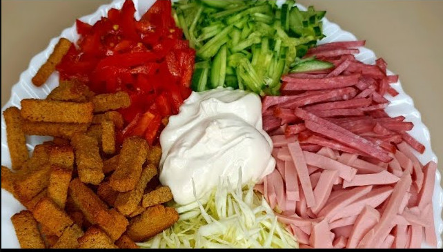 Гости Просят Ещё Такой Быстрый Салат На Скорую Руку Вкусно и Просто