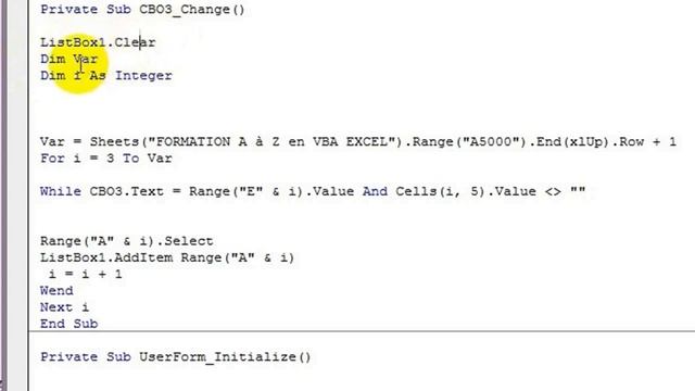 Création A à Z d'une application en VBA Excel #3 смотреть онлайн