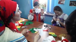 "Народная тряпичная кукла-закрутка"