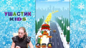 Говорящий Том бег за золотом НОВАЯ АНДЖЕЛА ЭЛЬФ мультик для детей про котиков #УШАСТИК KIDS