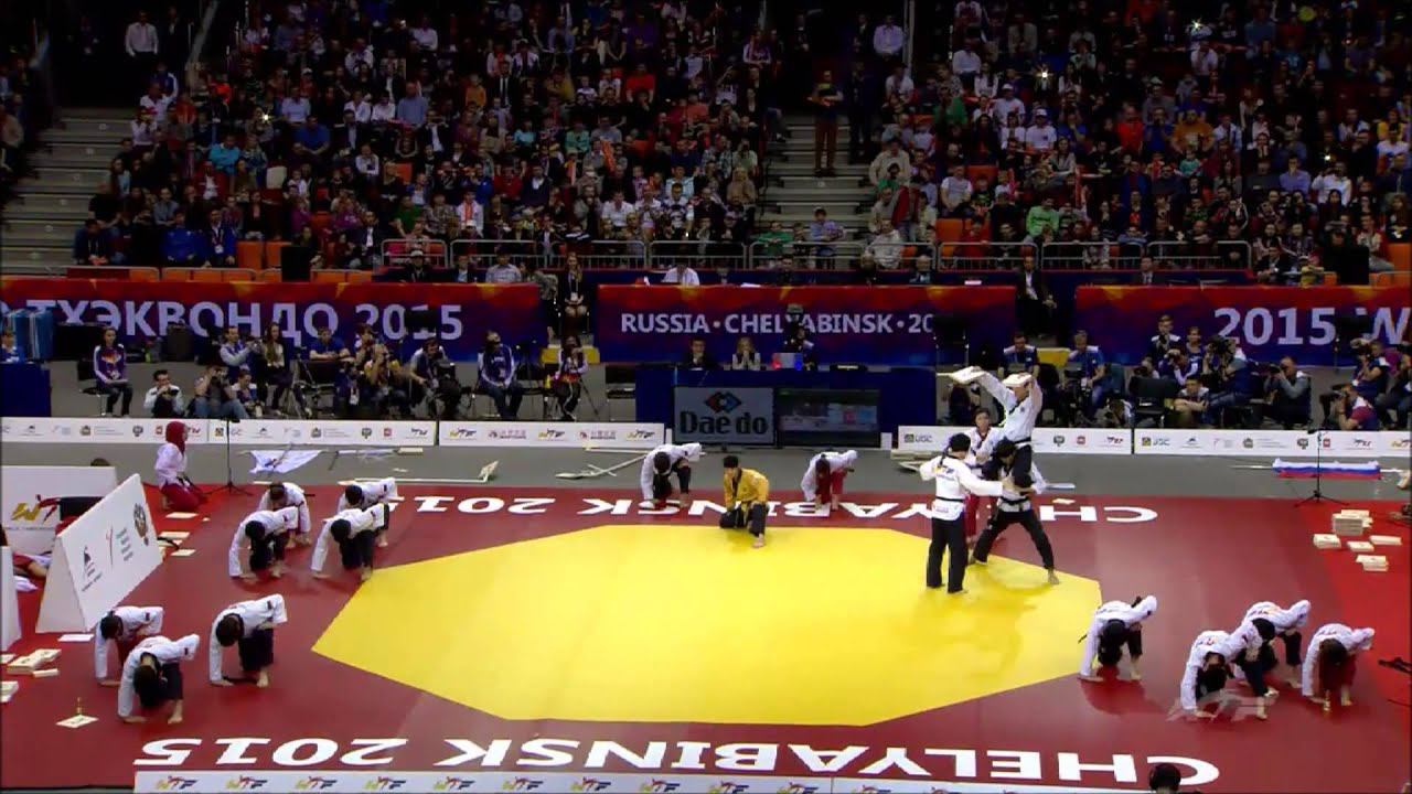 Taekwondo WTF. Чемпионат мира 2015. Показательные выступления.