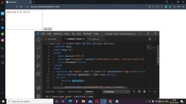 HTML for Beginners Tutorial Part - 12| Input types using Javascript| In Hindi ?