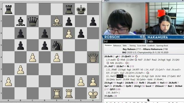 Рэй РОБСОН разносит Накамуру жертвой двух коней! смотреть онлайн