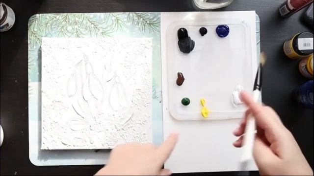Как создать эффект инея и снега на холсте?
