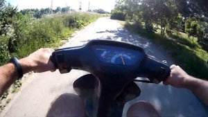 Покатушка на cтоковой Honda Dio AF-18 #1