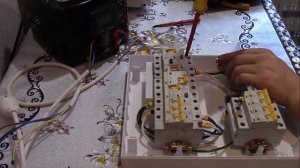 Сборка и проверка щитка