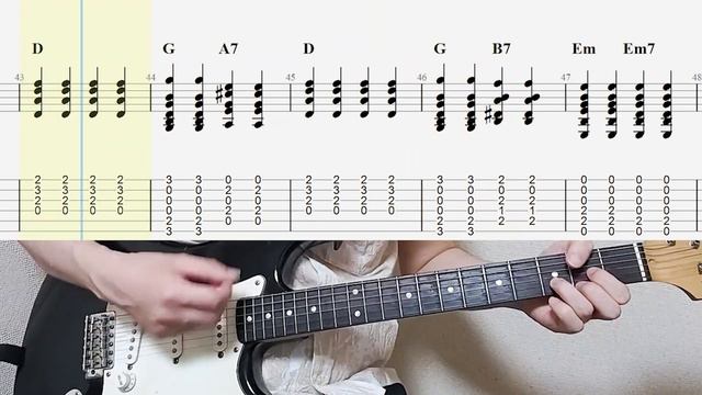 The Beatles - All You Need Is Love Guitar Tabs смотреть онлайн