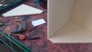 Угловая полка,своими руками.corner shelf.