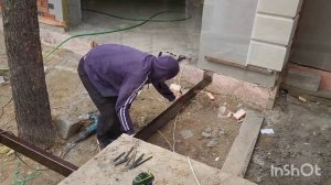 Металлокаркас для террасной доски из ДПК