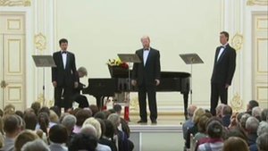 128. Evening bells. Vladimir Miller, basso profundo. Three Russian bass profundo.avi