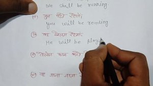 future continuous tense ll negative sentences in English grammar
