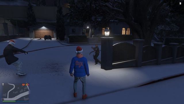 СНЕЖКОМ ПО ЯЙЦАМ  GTA ONLINE