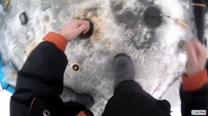 Рыбалка на Ладоге (плотва), Коккорево, 21.02.2016