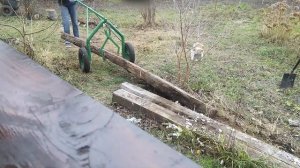 Тележка для перевозки бревен и пиломатериалов