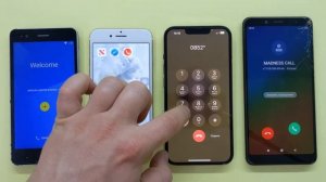 Incoming Call / Outgoing Call, iPhone 13 Pro / ZTE BLADE A510 / Xiaomi Redmi Note 5 / iPhone 7 Gold