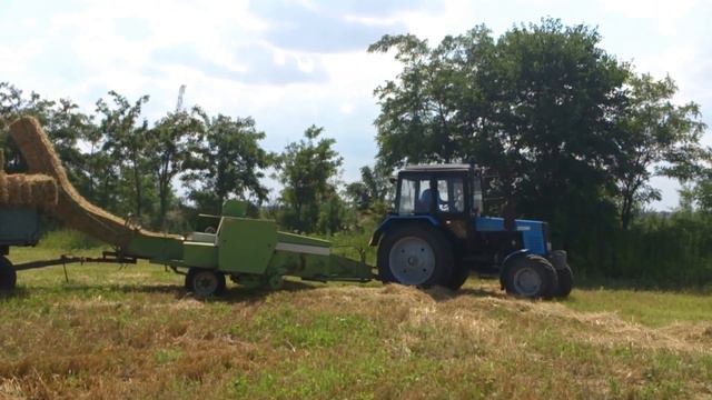 Уборка соломы 2014 в тюках смотреть онлайн