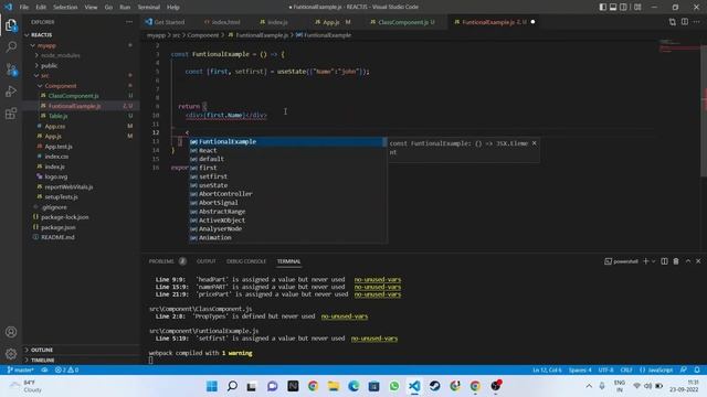 useState || Event Handling || Funtional Component || Little bit of class component || #react Reac смотреть онлайн