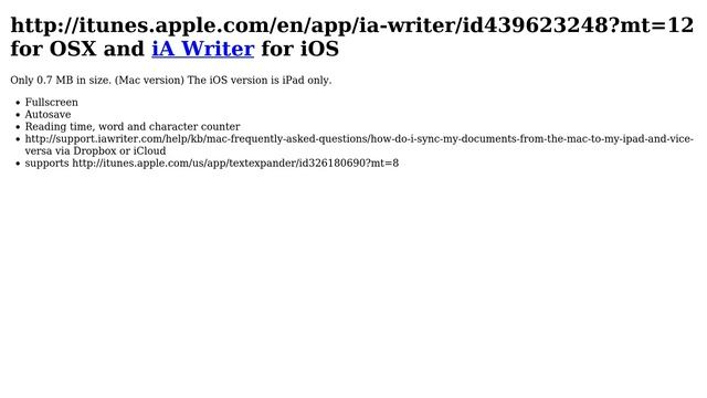 Apple: Can you recommend an editor for both iOS and Mac OS X designed for writers? (5 Solutions!!) смотреть онлайн