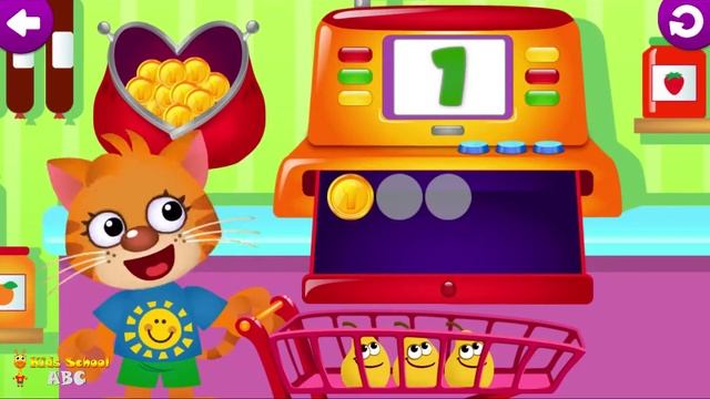 Learn to Count Part-4 Funny Food 3! - Kids Number Games for Toddlers #Kids School ABC