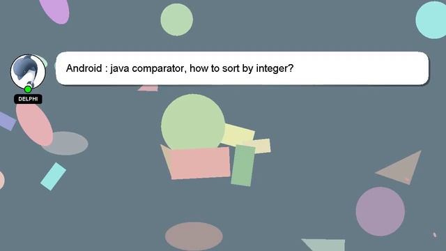 Android : java comparator, how to sort by integer? смотреть онлайн