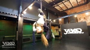 Воздушные полотна - урок "обрыв из узла 2" / школа танцев Завод