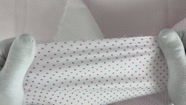 Ткань Поплин горох № 6 белый смотреть онлайн