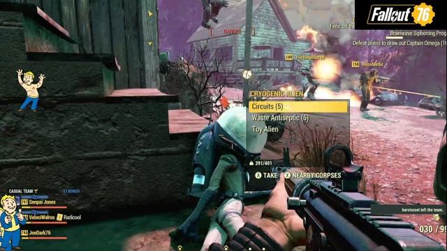 Bethesda Announcement! Invaders from beyond walkthrough Invisible BackPacks added.