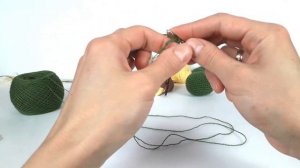 Динозавр крючком. Вязаные игрушки.Вязание для начинающих. Crochet dino.(Урок 1 Голова, мордочка)