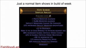 【Path of exile 3.20】Poe Slander meme