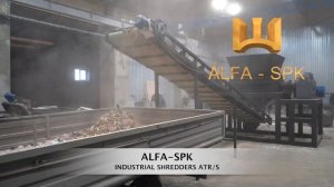 Industrial Shredder Machine ATR/S - Modern Technology for Solid Waste Shredding