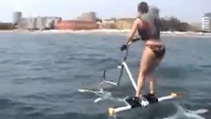 Акваскипер, видео на море