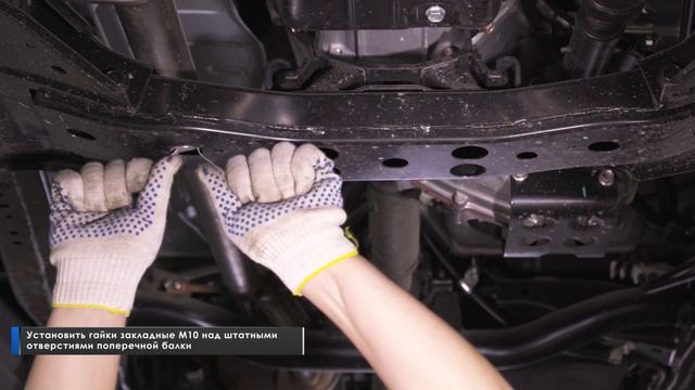 Установка комплекта стальных защит на Mitsubishi L200 смотреть онлайн