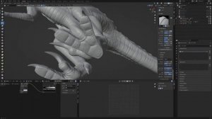 Creating a Raptor Blender 3D Timelapse.