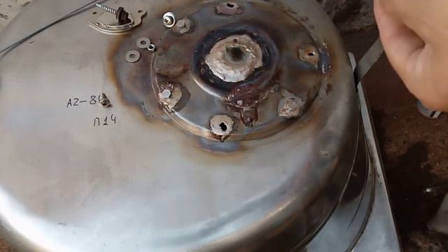 Пайка бака из нержавейки, припой П-14 и китайская газовая горелка смотреть онлайн