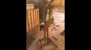 Разборной кран гусь своими руками