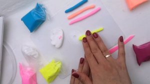 Делаем "Радужное Облако" из воздушного пластилина