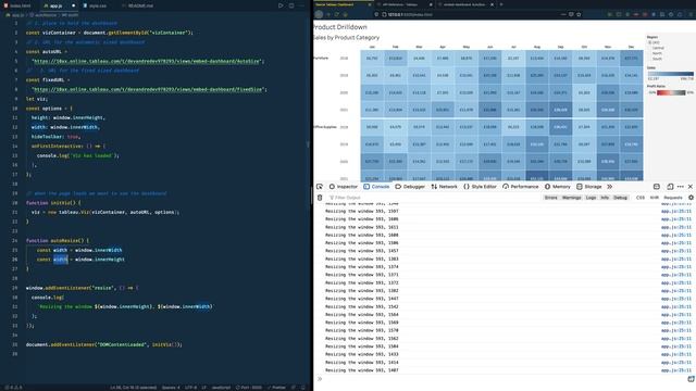 Responsively Auto-resize Embedded Tableau Dashboards смотреть онлайн