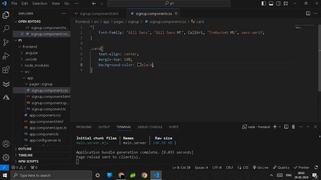 SIGNUP PAGE OF WEBSITE CREATION USING MEAN STACK |ANGULAR | MONGODB | EXPRESS | NODEJS | WEB DEV 2. смотреть онлайн