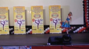 Solo Star. Дети. Соло. Девочки. Народный танец. Алессия Корчоне-Я на печке молотила