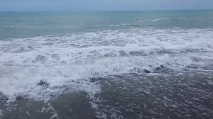 Море, шторм. Абхазия