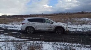 Hyundai Santa-Fe \ Хэнде Санта-фе TM 2018+ в грязи (непланируемый off-road)
