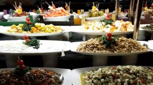 Oz hotels Side Premium 5*. Ужин #шведскийстол #отелитурции #обзоротеля