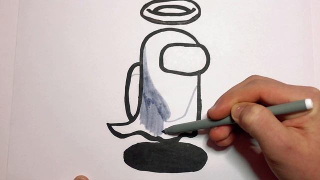 Как Нарисовать Амонг Ас Приведение | Among Us смотреть онлайн