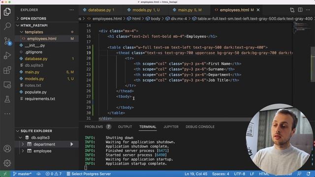 FastAPI - SQLModel Relationships and Alpine.js integration смотреть онлайн