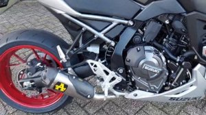 Suzuki GSX-8R 2024 with complete Arrow Works exhaust
