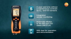 testo 330-1/-2 LX and testo 330i LX | Be sure. Testo