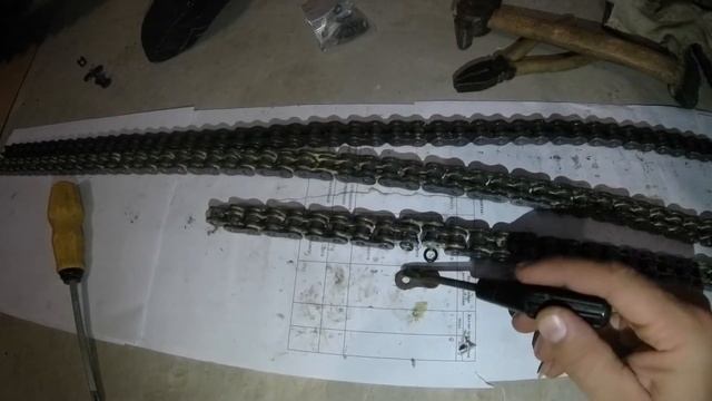 Замена цепи EK520 SROZ2 на Kayo K1 2019г смотреть онлайн